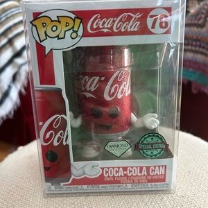Funko Pop! Icons 78 Coke Coca Cola Can Glitter Diamond Collection Special Edit